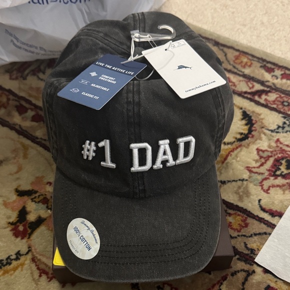 Tommy Bahama Black #1 Dad Hat - Picture 2 of 5